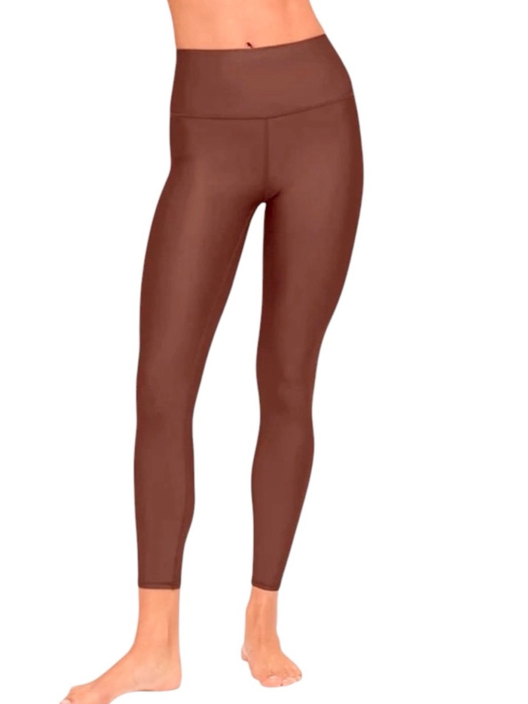 New Alo 7/8 High-Waist Airlift Legging Brown Color Size S